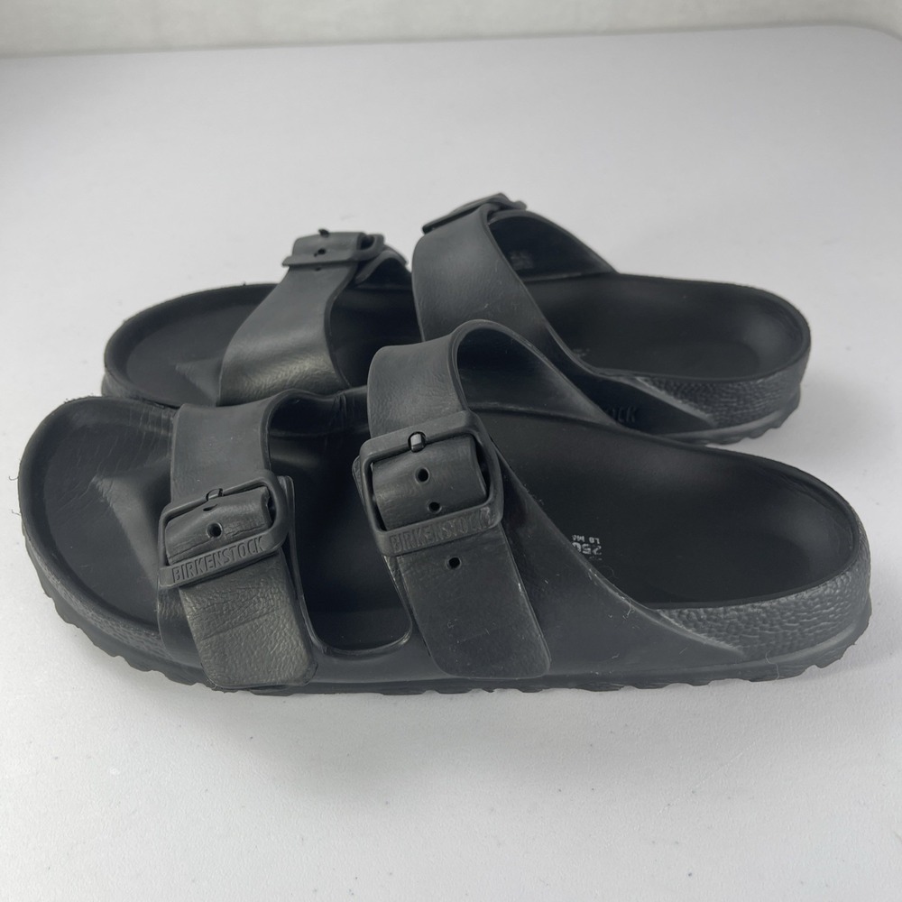Birkenstock Arizona Eva Essentials Sandals Womens Black Buckle Slide Shoes US 9 - Picture 3 of 11